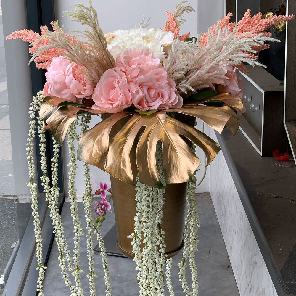 Luxury Gold Vase Arrangement